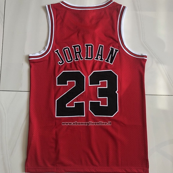 Maglia Chicago Bulls Michael Jordan #23 Mitchell & Ness 1995-96 Rosso